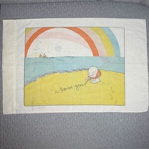 Vintage Ziggy Comic Strip “I Love You” Pillowcase